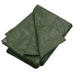 Vidaxl b�che 180 g / m� 4x5 m vert pehd