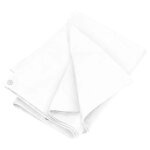 Vidaxl bche 180 g / m 6x12 m blanc pehd