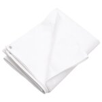 Vidaxl bche 260 g / m 8x10 m blanc pehd