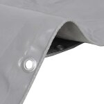 Vidaxl b�che 650 g / m� 1, 5 x 6 m gris