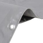 Vidaxl b�che 650 g / m� 5 x 6 m gris
