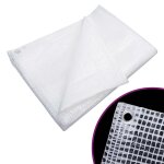 Vidaxl b�che de gaze 140 g / m� 6x8 m blanc