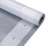 Vidaxl bches leno 2 pcs 260 g / m 3x2 m blanc