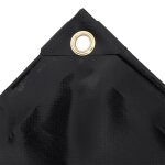 Vidaxl b�che de protection 650 g / m� 1, 5x6 m noir
