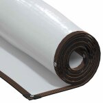 Vidaxl bche transparente avec ?illets 10x10 m polythylne