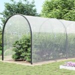 Vidaxl bche transparente avec ?illets 10x12 m polythylne