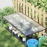 Vidaxl bâche transparente avec ?illets 1x2 m polyéthylène Vidaxl bâche transparente avec ?illets 1x2 m polyéthylène