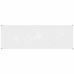 Vidaxl bche transparente avec ?illets 1x3 m pvc