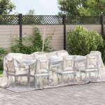 Vidaxl b�che transparente avec ?illets 2x8 m poly�thyl�ne
