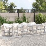 Vidaxl b�che transparente avec ?illets 2x8 m poly�thyl�ne