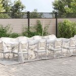 Vidaxl b�che transparente avec ?illets 3x12 m poly�thyl�ne