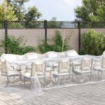 Vidaxl b�che transparente avec ?illets 4x10 m poly�thyl�ne