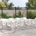 Vidaxl b�che transparente avec ?illets 4x10 m poly�thyl�ne