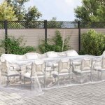 Vidaxl b�che transparente avec ?illets 4x12 m poly�thyl�ne