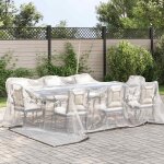 Vidaxl b�che transparente avec ?illets 4x4 m poly�thyl�ne