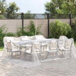 Vidaxl b�che transparente avec ?illets 4x4 m poly�thyl�ne