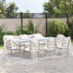 Vidaxl b�che transparente avec ?illets 4x5 m poly�thyl�ne