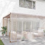 Vidaxl b�che transparente avec ?illets 6x10 m poly�thyl�ne