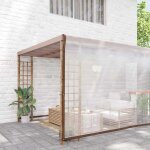 Vidaxl bâche transparente avec ?illets 8x10 m polyéthylène Vidaxl bâche transparente avec ?illets 8x10 m polyéthylène