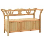 Vidaxl banc 107x45x75, 5 cm bois de sapin solide