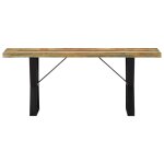 Vidaxl banc 110 cm bois de rcupration massif