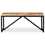 Vidaxl banc 110 x 35 x 45 cm bois de manguier massif