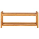 Vidaxl banc 120 cm bois de teck solide