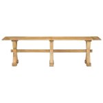 Vidaxl banc 160x35x45 cm bois massif de manguier