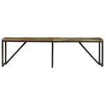 Vidaxl banc 160x35x46 cm bois massif de rcupration