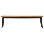 Vidaxl banc 160x40x45 cm bois massif de manguier et fer Vidaxl banc 160x40x45 cm bois massif de manguier et fer