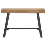 Vidaxl banc 80 cm bois massif de teck