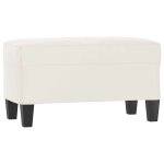 Vidaxl banc beige 70x35x41 cm tissu microfibre