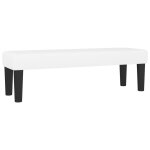 Vidaxl banc blanc 100x30x30 cm similicuir Vidaxl banc blanc 100x30x30 cm similicuir