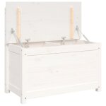 Vidaxl banc blanc 80x41x77 cm bois de pin massif