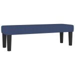 Vidaxl banc bleu 100x30x30 cm tissu Vidaxl banc bleu 100x30x30 cm tissu