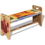 Vidaxl banc bois massif recycl 100x30x50 cm