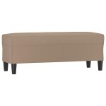 Vidaxl banc cappuccino 100x35x41 cm similicuir