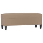 Vidaxl banc cappuccino 100x35x41 cm similicuir
