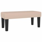 Vidaxl banc cappuccino 70x30x30 cm similicuir