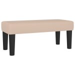 Vidaxl banc cappuccino 70x30x30 cm similicuir