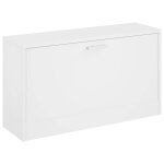 Vidaxl banc � chaussures 80x24x45 cm blanc