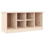 Vidaxl banc � chaussures alta 100x35x45 cm bois massif de pin
