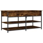 Vidaxl banc à chaussures chêne fumé 100x42, 5x50 cm bois d'ingénierie Vidaxl banc à chaussures chêne fumé 100x42, 5x50 cm bois d'ingénierie