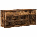 Vidaxl banc  chaussures chne fum 102x30, 5x45 cm bois d'ingnierie