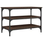 Vidaxl banc  chaussures chne marron 70x38, 5x49 cm bois d'ingnierie