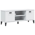 Vidaxl banc à chaussures viken blanc 106x35x45 cm bois massif de pin Vidaxl banc à chaussures viken blanc 106x35x45 cm bois massif de pin