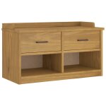 Vidaxl banc de couloir sandnes 87x40x50 cm bois de pin massif