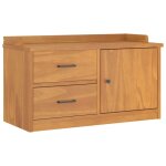 Vidaxl banc de couloir sandnes 87x40x50 cm bois de pin massif