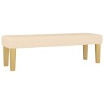 Vidaxl banc crème 100 x 30 x 30 cm tissu Vidaxl banc crème 100 x 30 x 30 cm tissu