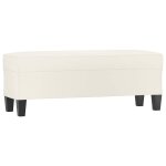 Vidaxl banc cr�me 100x35x41 cm similicuir